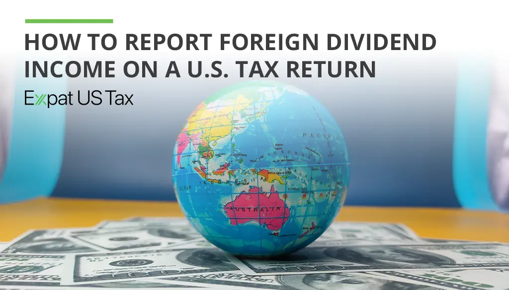 how to report foreign dividend income
