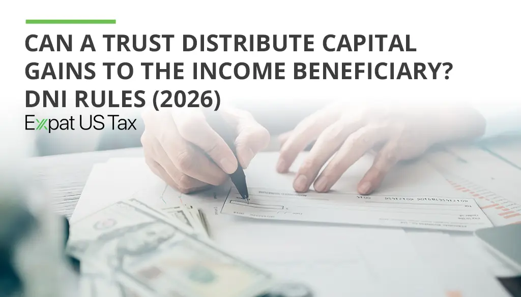 can a trust distribute capital gains to the income beneficiary